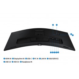 MONITOR SAMSUNG LED 34" LS34C652UAUXEN 100Hz