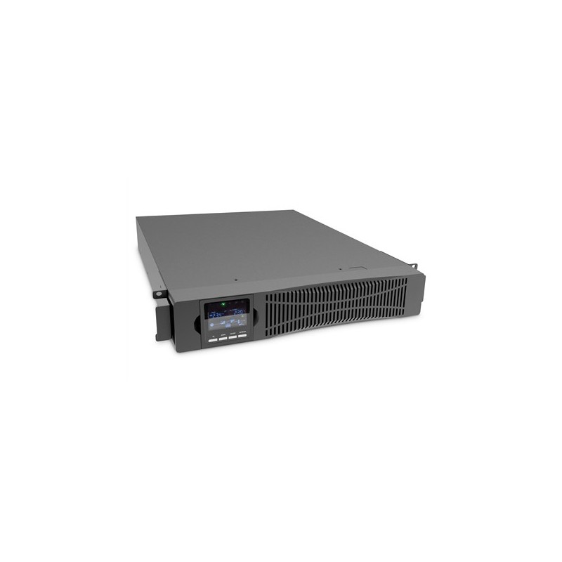 Zasilacz awaryjny UPS Online Rack 19" LCD 1500VA/1500W 3x12V/9Ah 8xC13 1xC14 USB RS232 RJ45 GŁ.460mm