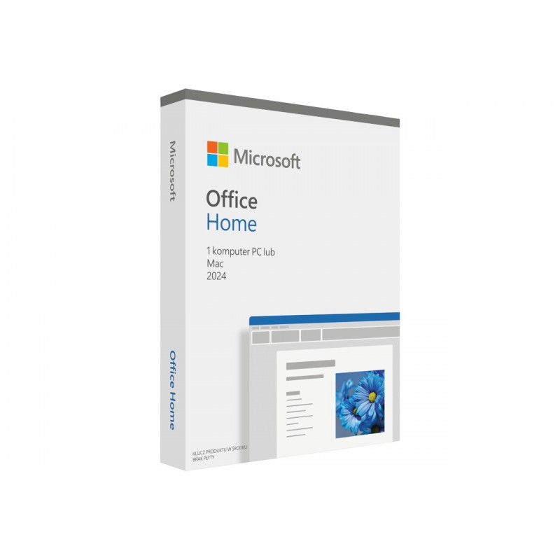 Microsoft® Office Home 2024 Polish Eurozone 1 License Medialess