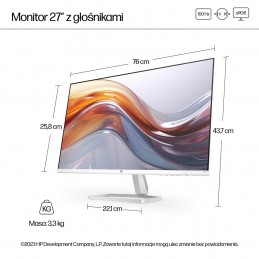 Monitor Hp Led Ips 27" 527Sa (94F48E9) 100Hz