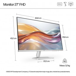Monitor Hp Led Ips 27" 527Sf (94F44E9) 100Hz