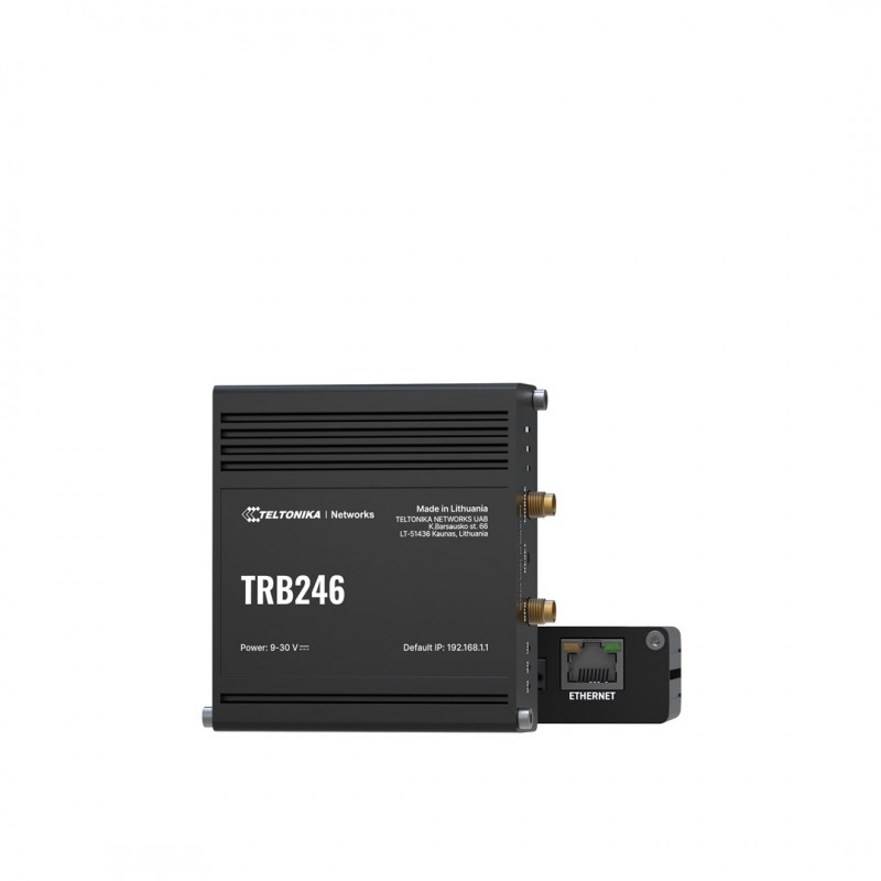 Teltonika Przemysłowy Router, Brama Iot Lte Trb246 Cat 4, 1X Rj45 100Mb/s, Ip30