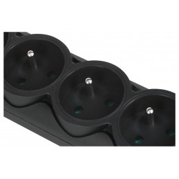 Listwa Przeciwprzepięciowa Ever Optima 1,5M (6 X Ute  10 A  Kolor Czarny) (T/lz08-Opt015/0000)