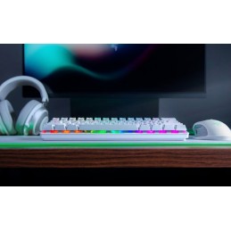 Razer Huntsman Mini Klawiatura Gaming Usb Qwerty Amerykański Międzynarodowy Biały