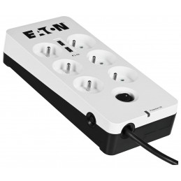 Listwa przeciwprzepięciowa EATON PB6UF (6 x UTE  10 A  kolor biały)