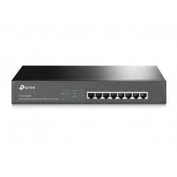 Tp-Link Tl-Sg1008Mp Nie Zarządzany Gigabit Ethernet (10/100/1000) Obsługa Poe 1U Czarny