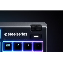 SteelSeries Apex 3 Gaming Keyboard, US Layout, Wired, Black SteelSeries Apex 3  Gaming keyboard IP32 water resistant for protect