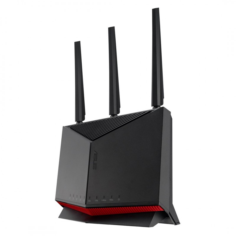 Asus Rt-Be86U Router Bezprzewodowy 10 Gigabit Ethernet Dual-Band (2.4 Ghz/5 Ghz) Czarny