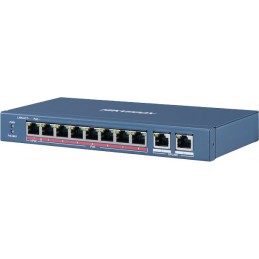 Hikvision Ds-3E0310Hp-E Łącza Sieciowe Nie Zarządzany Fast Ethernet (10/100) Obsługa Poe Niebieski
