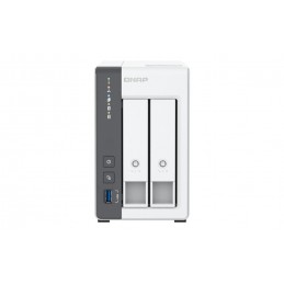 Qnap Ts-216G, Tower, 2 X 2.5"/3.5" Sata, Arm 2.0Ghz Quad Core, 4Gb, 1 X 2.5Gbe + 1 X Gbe, External Adapter (Psu)