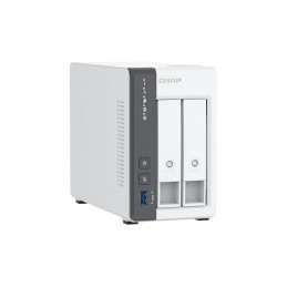 Qnap Ts-216G, Tower, 2 X 2.5"/3.5" Sata, Arm 2.0Ghz Quad Core, 4Gb, 1 X 2.5Gbe + 1 X Gbe, External Adapter (Psu)