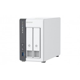 Qnap Ts-216G, Tower, 2 X 2.5"/3.5" Sata, Arm 2.0Ghz Quad Core, 4Gb, 1 X 2.5Gbe + 1 X Gbe, External Adapter (Psu)