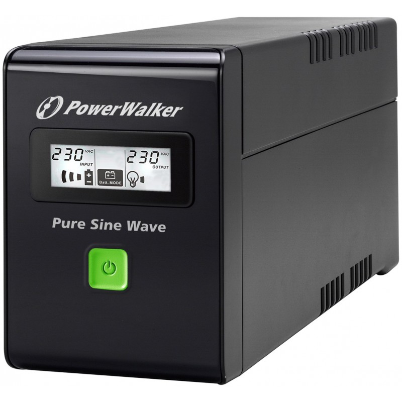 Powerwalker Vi 800 Sw Fr Zasilacz Ups Technologia Line-Interactive 0,8 Kva 480 W 2 X Gniazdo Sieciowe