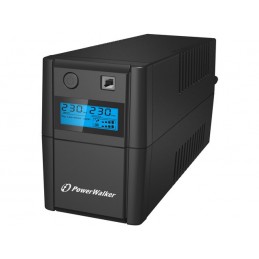 Powerwalker Vi 650 Shl Fr Technologia Line-Interactive 0,65 Kva 360 W 2 X Gniazdo Sieciowe