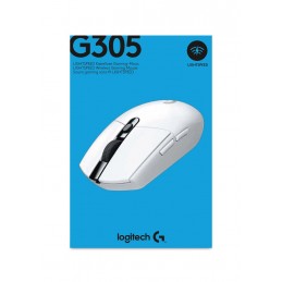 Logitech G G305 Myszka Po Prawej Stronie Rf Wireless + Bluetooth Optyczny 12000 Dpi