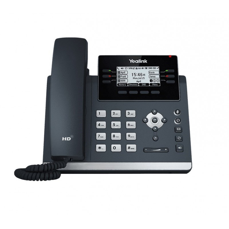 Yealink Sip T42U Telefon Voip Szary Lcd Wi-Fi
