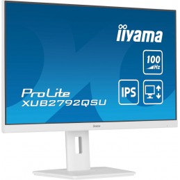 Iiyama Prolite Xub2792Qsu-W6 Monitor Komputerowy 68,6 Cm (27") 2560 X 1440 Px Wide Quad Hd Led Biały