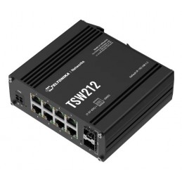 Teltonika Tsw212 Zarządzany L2 Gigabit Ethernet (10/100/1000) Czarny
