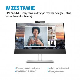 Monitor Hp Led 23,8” E24M G4 (40Z32Aa)