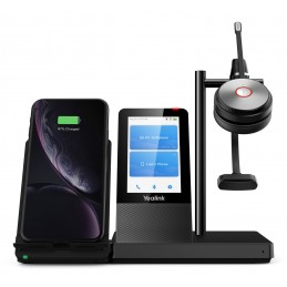 Yealink Wh66 Mono Uc-Dect Wireless Headset - Wireless - Office/call Center - 20 - 20000 Hz - 80 G - Headset - Black