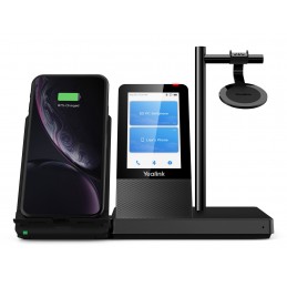 Yealink Wh66 Mono Uc-Dect Wireless Headset - Wireless - Office/call Center - 20 - 20000 Hz - 80 G - Headset - Black