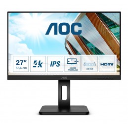 Aoc P2 U27P2 Led Display 68,6 Cm (27") 3840 X 2160 Px 4K Ultra Hd Czarny