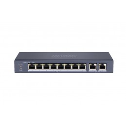 Hikvision Ds-3E0310P-E/m Łącza Sieciowe Nie Zarządzany L2 Fast Ethernet (10/100) Obsługa Poe Czarny