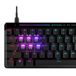 Asus Rog Falchion Ace Hfx Klawiatura Gaming Usb Qwertz Niemiecki Czarny
