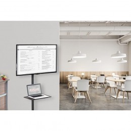 Techly Ica-Tr21 Uchwyt Do Telewizorów 139,7 Cm (55") Czarny