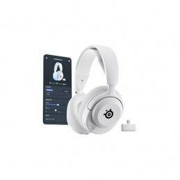 Steelseries Gaming Headset Arctis Nova 5P Bluetooth Over-Ear Microphone Noise Canceling Wireless White