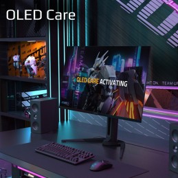 Gigabyte Aorus Fo32U Ek Monitor Komputerowy 80 Cm (31.5") 3840 X 2160 Px 4K Ultra Hd Oled Czarny