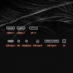 Gigabyte Aorus Fo32U Ek Monitor Komputerowy 80 Cm (31.5") 3840 X 2160 Px 4K Ultra Hd Oled Czarny