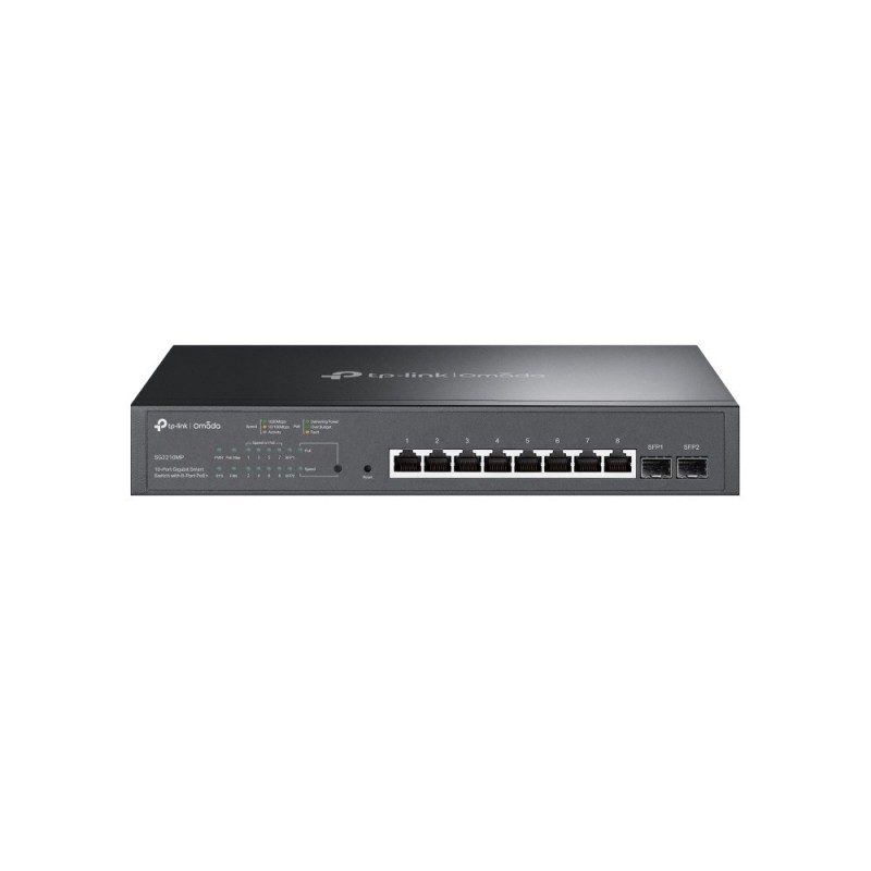10-PORT GIGAB SMART SWITCH POE+/2 GIGABIT SFP SLOTS