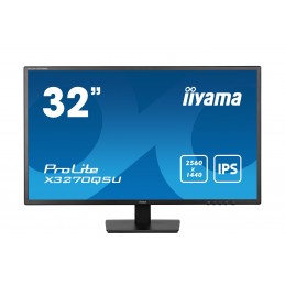 Iiyama Prolite X3270Qsu-B1 Monitor Komputerowy 81,3 Cm (32") 2560 X 1440 Px Wide Quad Hd Led Czarny