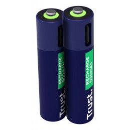 Baterie Aaa Trust Usb-C Rechargeable Batteries 2P