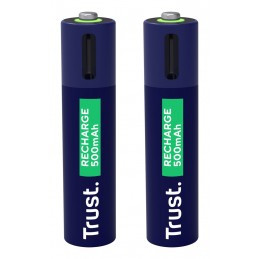 Baterie Aaa Trust Usb-C Rechargeable Batteries 2P