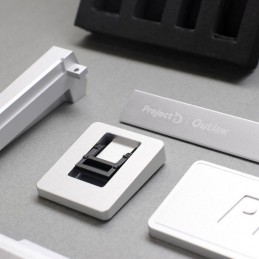 Klawiatura do gier Ducky Outlaw 65, Barebone — srebrna (ANSI)