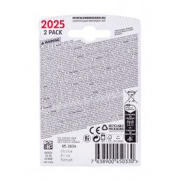 Bateria Energizer Specjalistyczna Cr2025/2, 3V, Eco