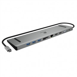 Stacja Dokująca Icybox Usb-C -  Hdmi/vga/usb-A/usb-C/3,5Mm