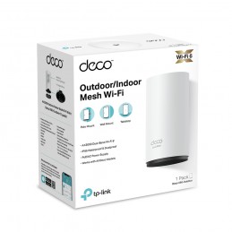 Tp-Link Deco X50-Outdoor Dual-Band (2.4 Ghz/5 Ghz) Wi-Fi 6 (802.11Ax) Biały 1 Wewnętrzne