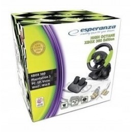 Kierownica Esperanza EG104 (PC, Xbox 360  kolor czarno-zielony)