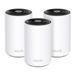 Tp-Link Deco Xe75 Pro (3-Pack) Trójpasmowy (2,4 Ghz / 5 Ghz / 6 Ghz) Wi-Fi 6E (802.11Ax) Biały Wewnętrzne