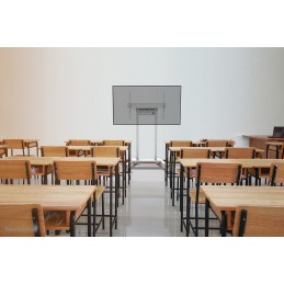 Neomounts FL55-875WH1 uchwyt do tablic informacyjnych 2,54 m (100") Biały