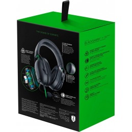 Razer Blackshark V2 X Zestaw Słuchawkowy Przewodowa Opaska Na Głowę Gaming Czarny, Zielony