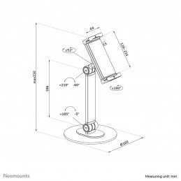 Tablet Acc Stand White/ds15-540Wh1 Neomounts