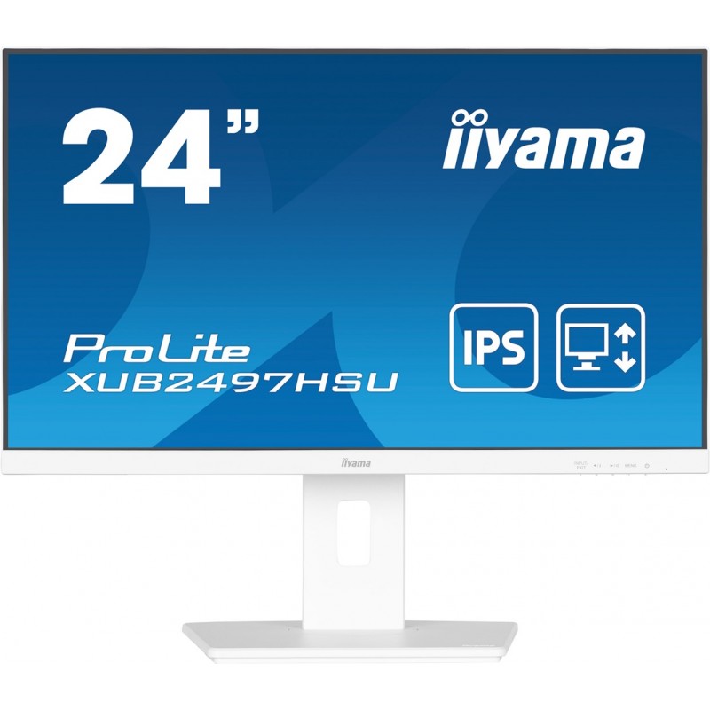 Iiyama Tft Xub2497Hsu Ips 24'' Hdmi/dp/2Xusb/hoev/weiß - Płaski Ekran - 60.5 Cm