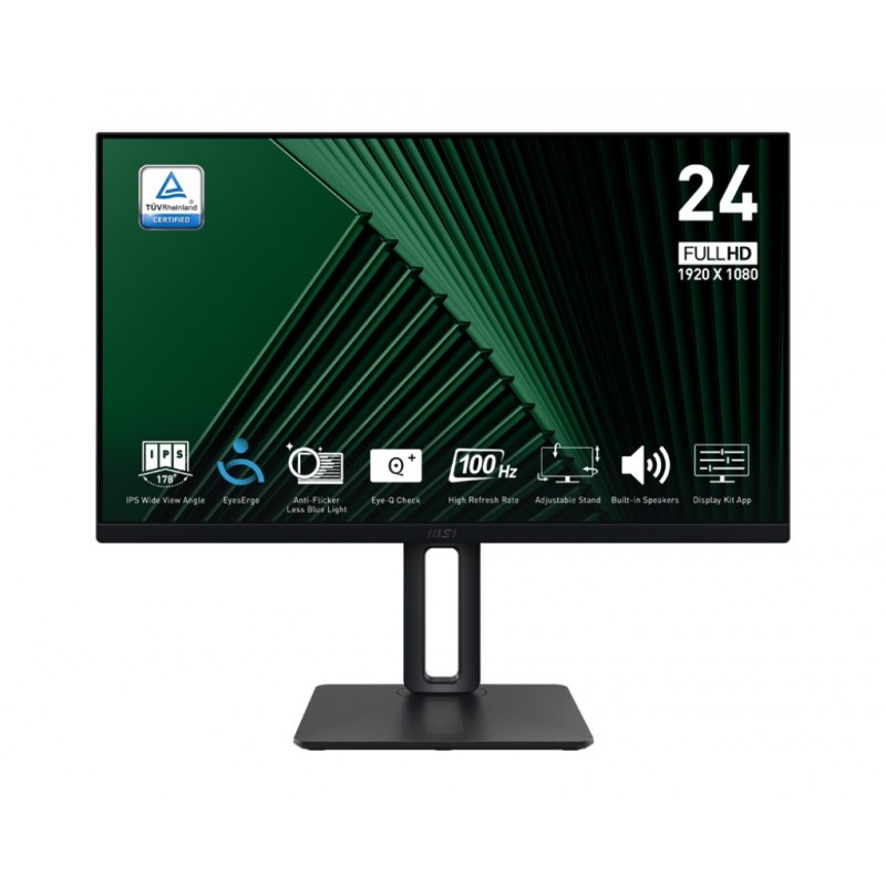 Monitor Msi Pro Mp245Pg 24 Cali Ips Fhd Hdmi/dp Pivot - Płaski Ekran - 61 Cm
