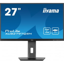 Monitor Iiyama 68.5Cm (27") Xub2797Qsn-B2 16:9 Hdmi+Dp+Usb-C