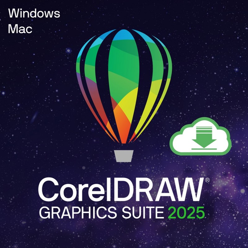 Coreldraw Graphics Suite 2025 Esd (Esdcdgs2025Ml)