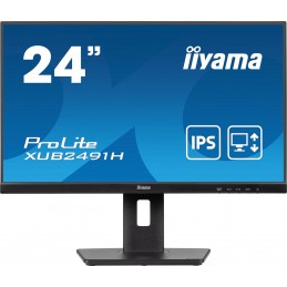 Monitor Iiyama Prolite Xub2491H-B1 24'' Protokół Ips - Płaski Ekran - 60,5 Cm
